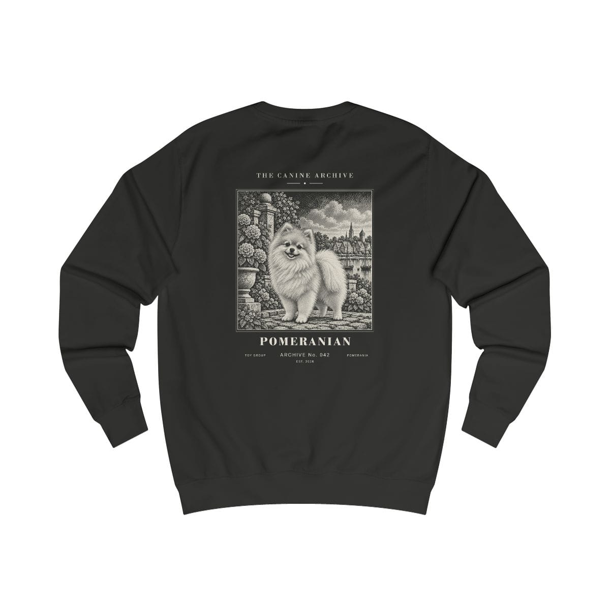 Pomeranian Sweatshirt in Jet Black