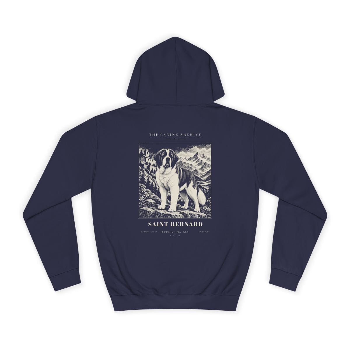 Saint Bernard Hoodie in Oxford Navy