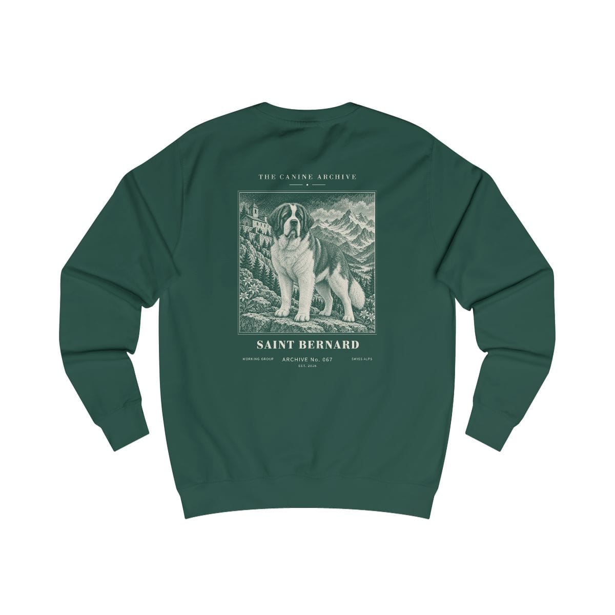 Saint Bernard Sweatshirt in Bottle Green