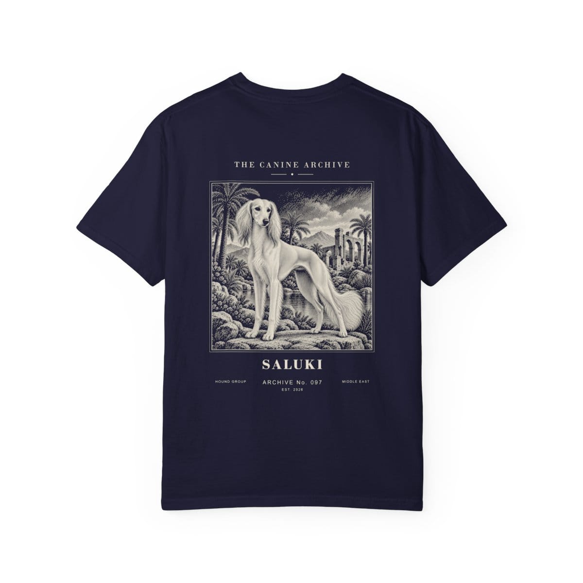 Saluki Tee in True Navy