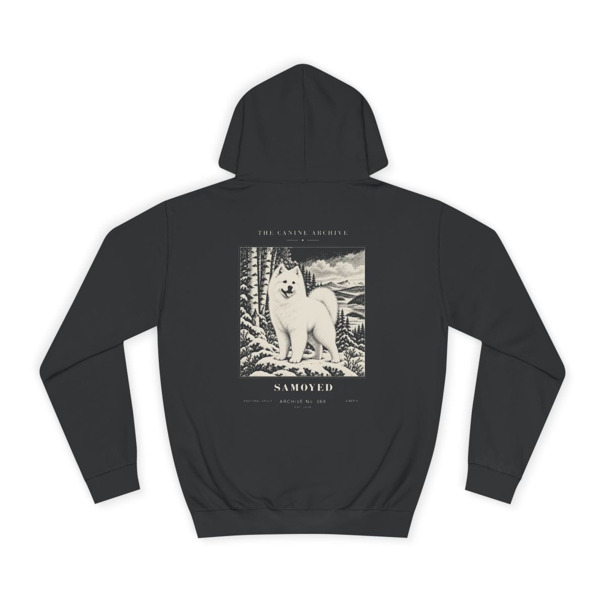 Samoyed Hoodie in Jet Black