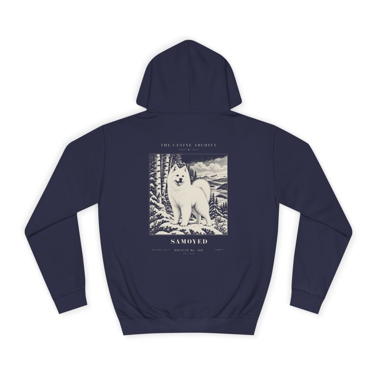 Samoyed Hoodie in Oxford Navy
