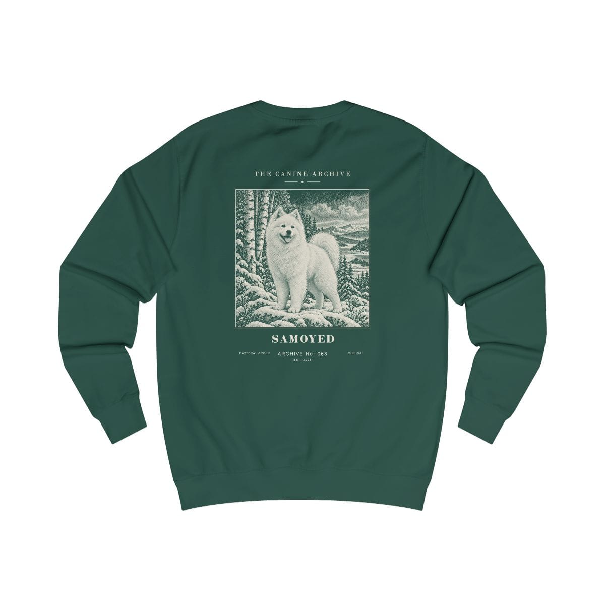 Samoyed Sweatshirt in Bottle Green