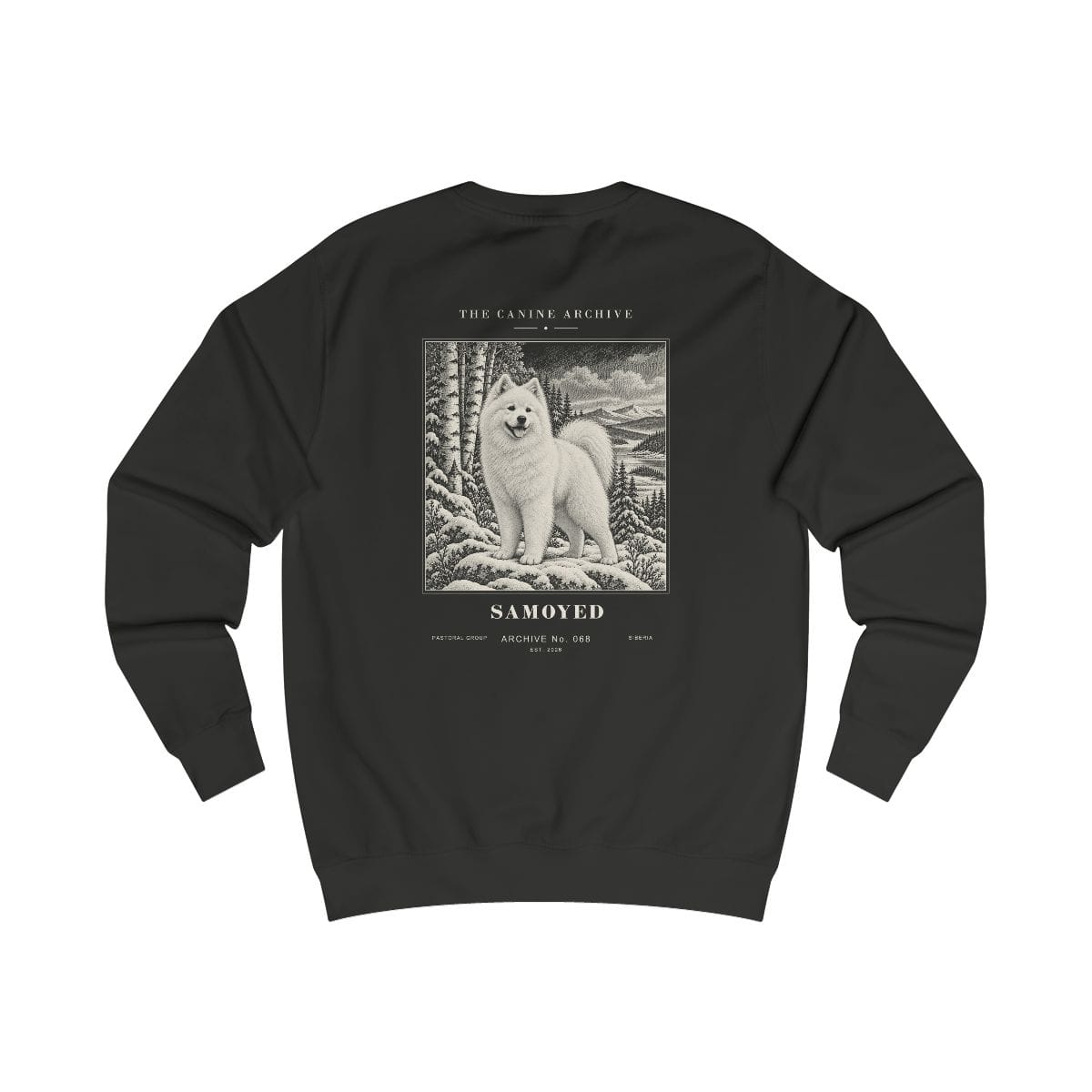 Samoyed Sweatshirt in Jet Black