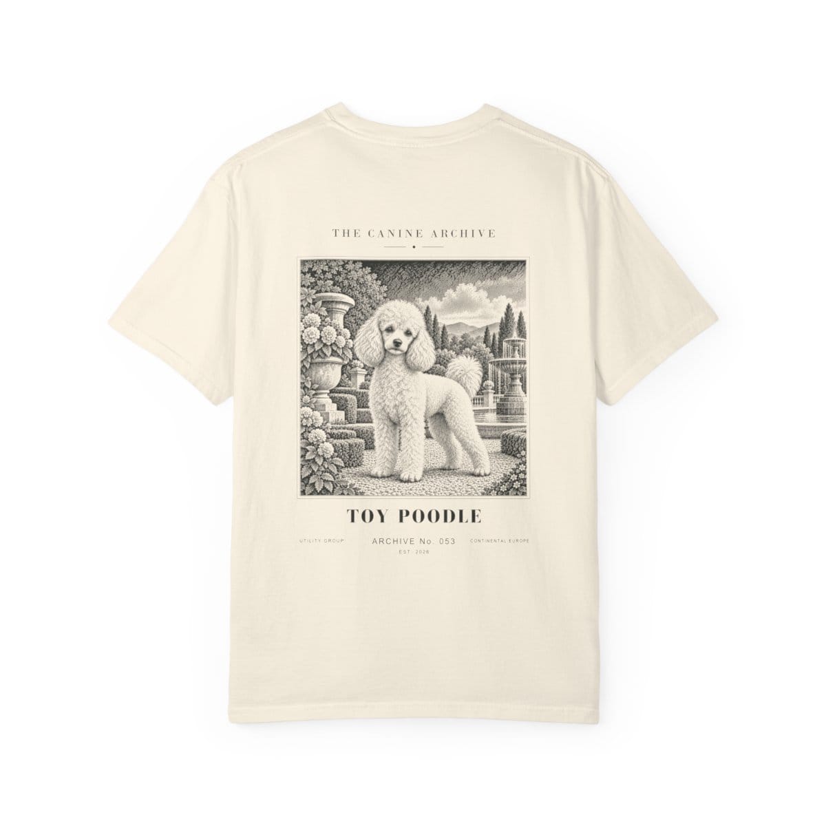 Toy Poodle Tee in Ivory