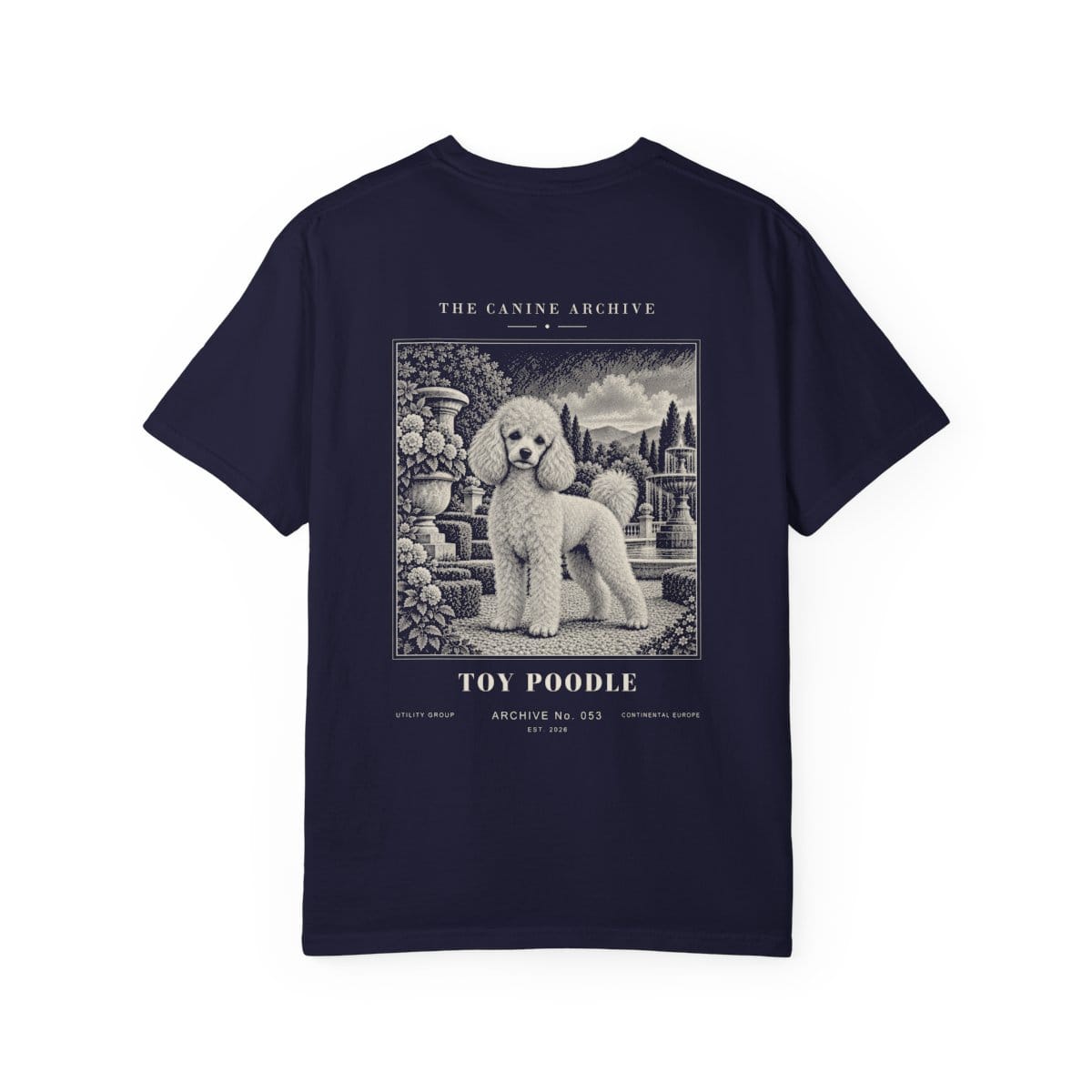 Toy Poodle Tee in True Navy