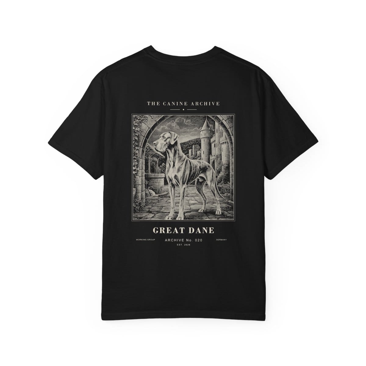 Great Dane Archive Tee in Black
