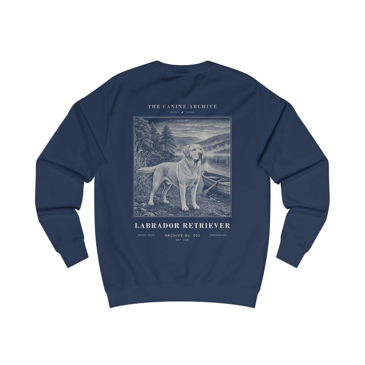 Labrador Retriever Archive Sweatshirt in Oxford Navy