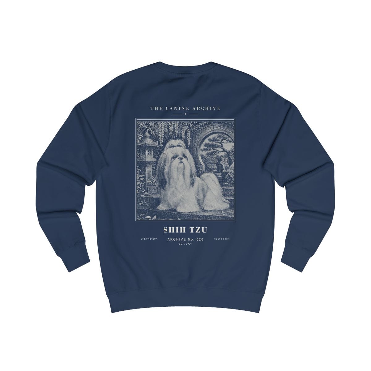 Shih Tzu Archive Sweatshirt in Oxford Navy