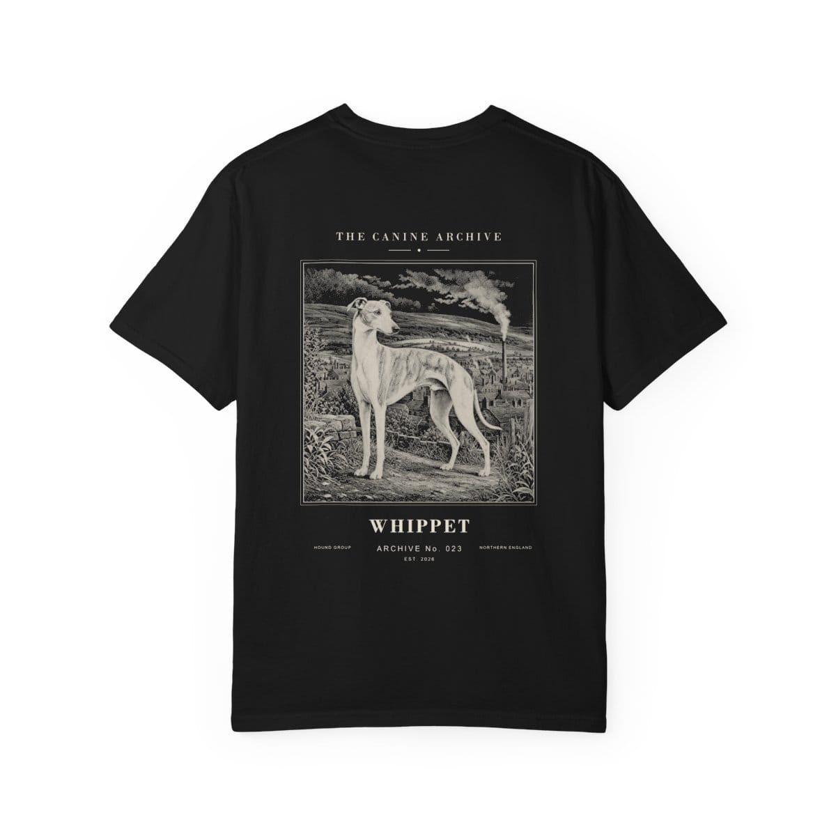 Whippet Archive Tee in Black