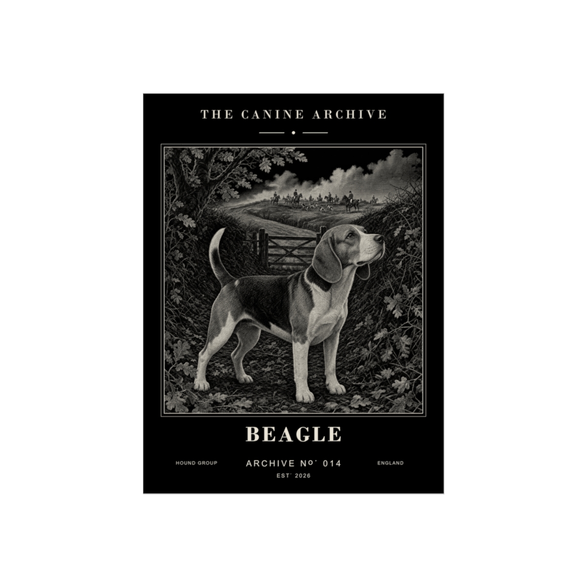 Beagle Archive Print