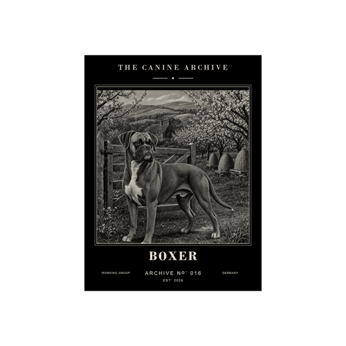 Boxer Archive Print