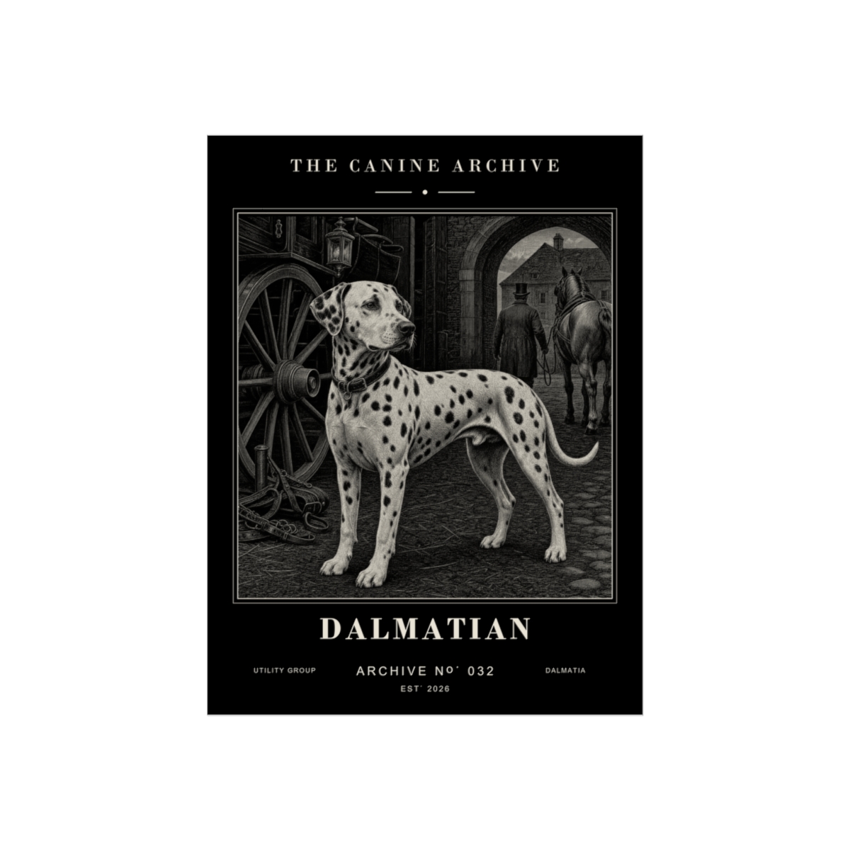 Dalmatian Archive Print