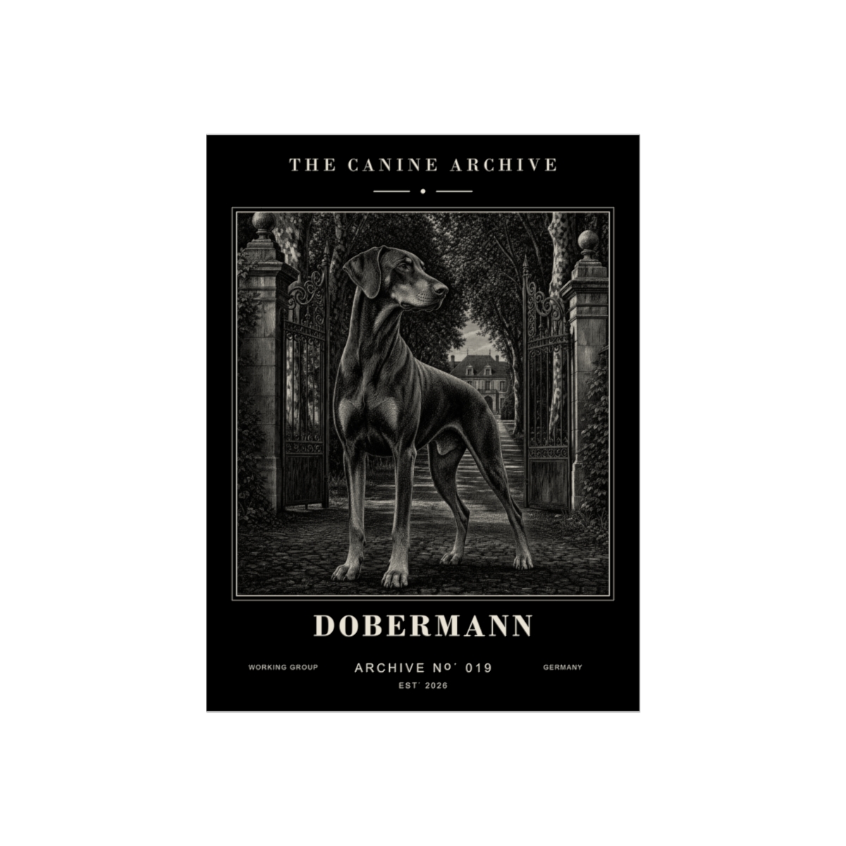 Dobermann Archive Print