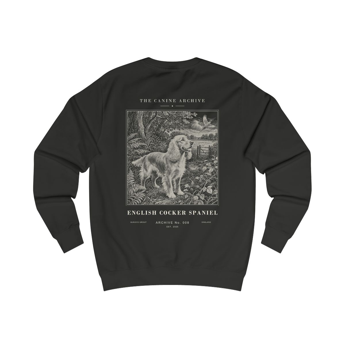 English Cocker Spaniel Archive Sweatshirt