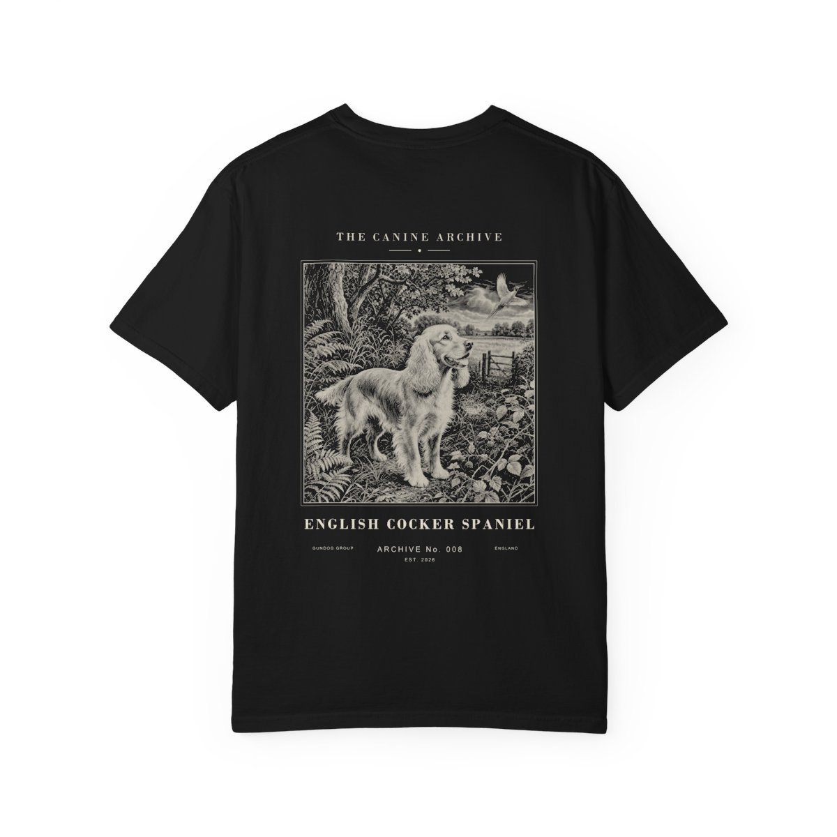 English Cocker Spaniel Archive Tee