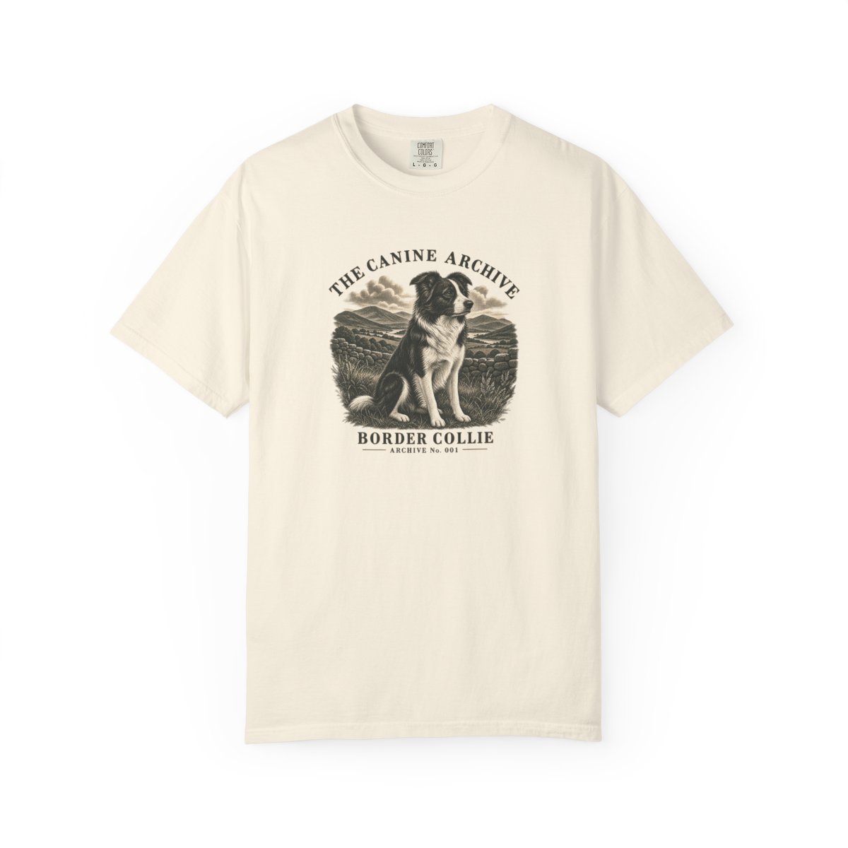 Border Collie Front Study Tee