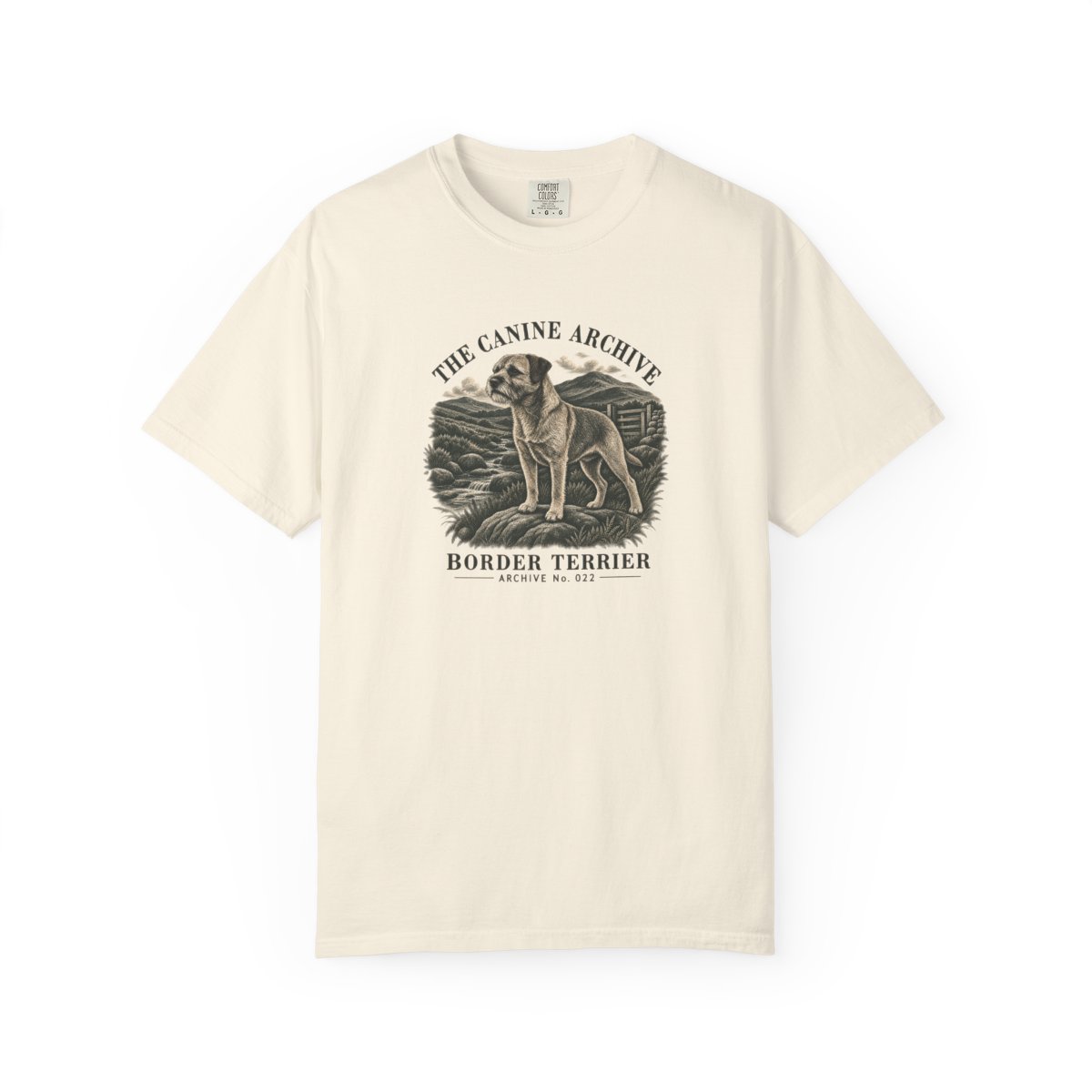 Border Terrier Front Study Tee