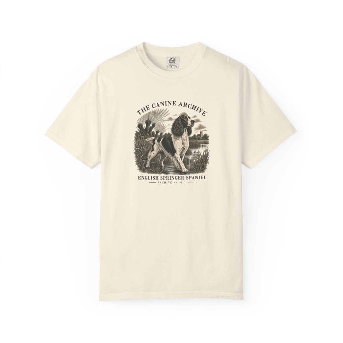 English Springer Spaniel Front Study Tee