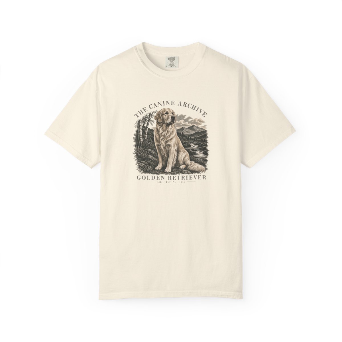Golden Retriever Front Study Tee