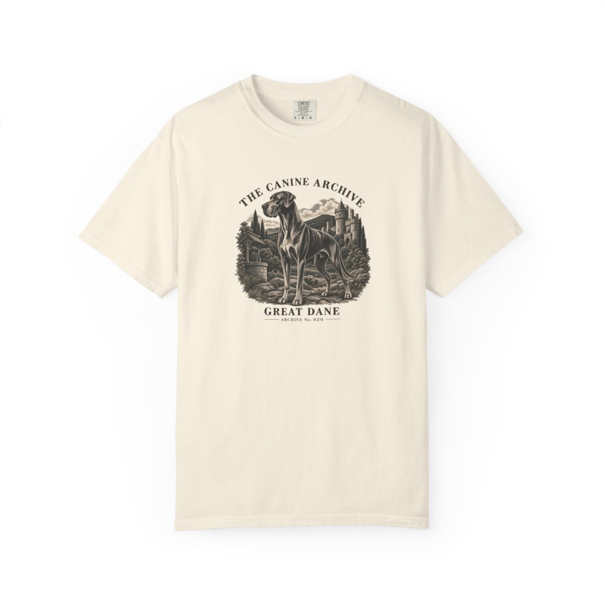 Great Dane Front Study Tee