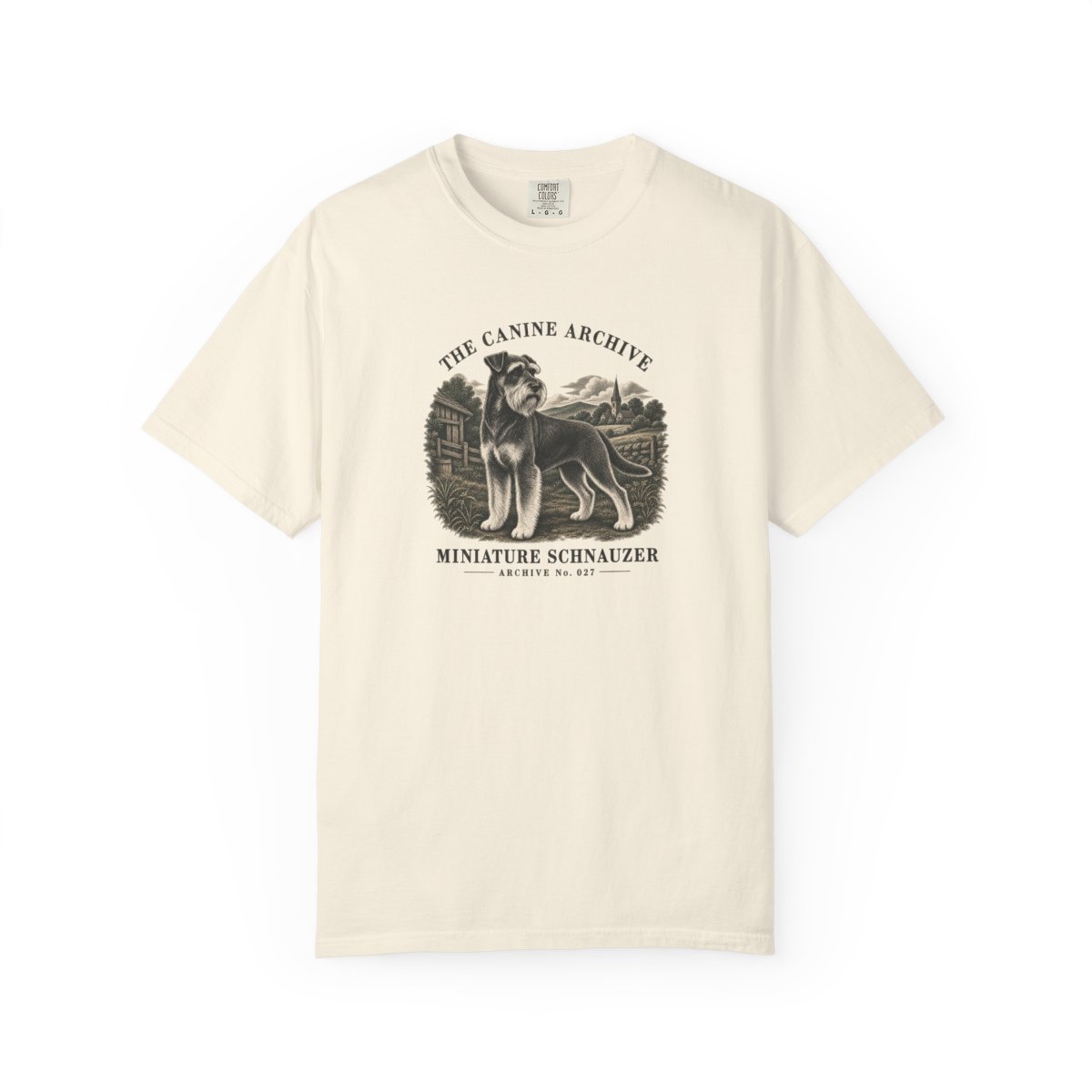 Miniature Schnauzer Front Study Tee