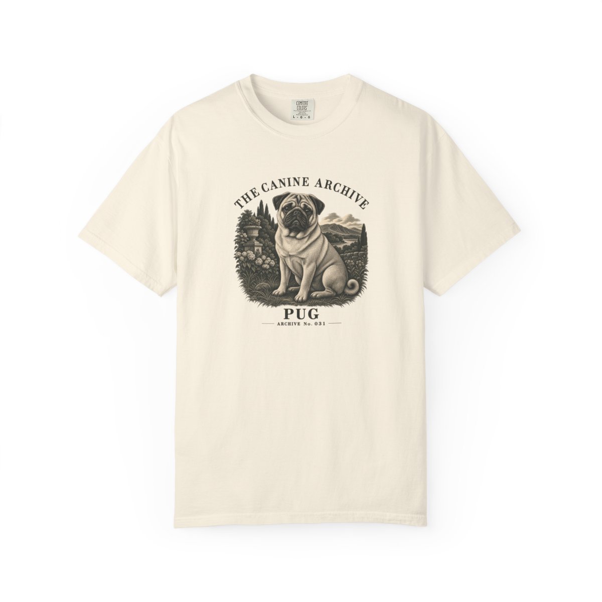 Pug Front Study Tee