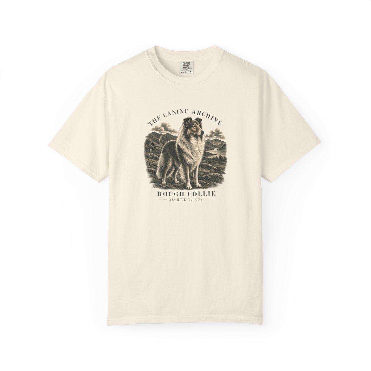 Rough Collie Front Study Tee
