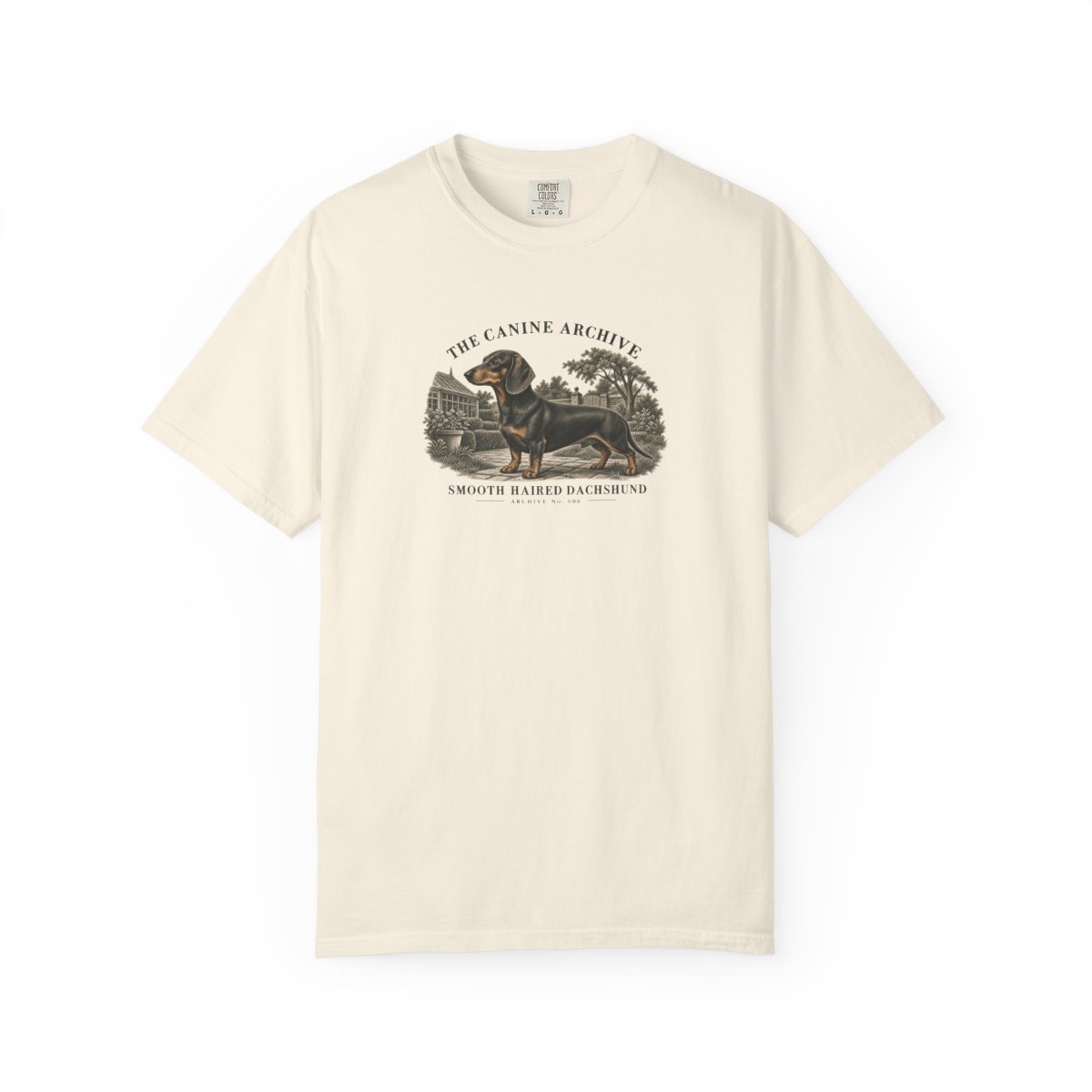 Smooth-Haired Dachshund Front Study Tee