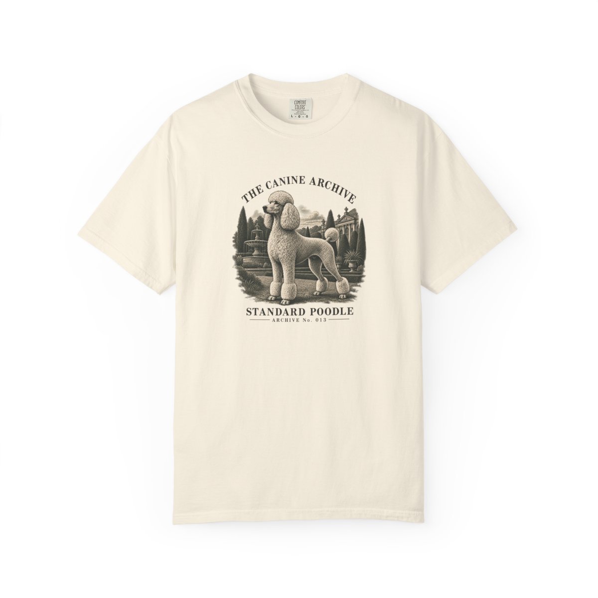 Standard Poodle Front Study Tee