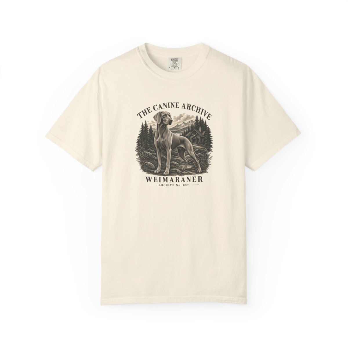 Weimaraner Front Study Tee