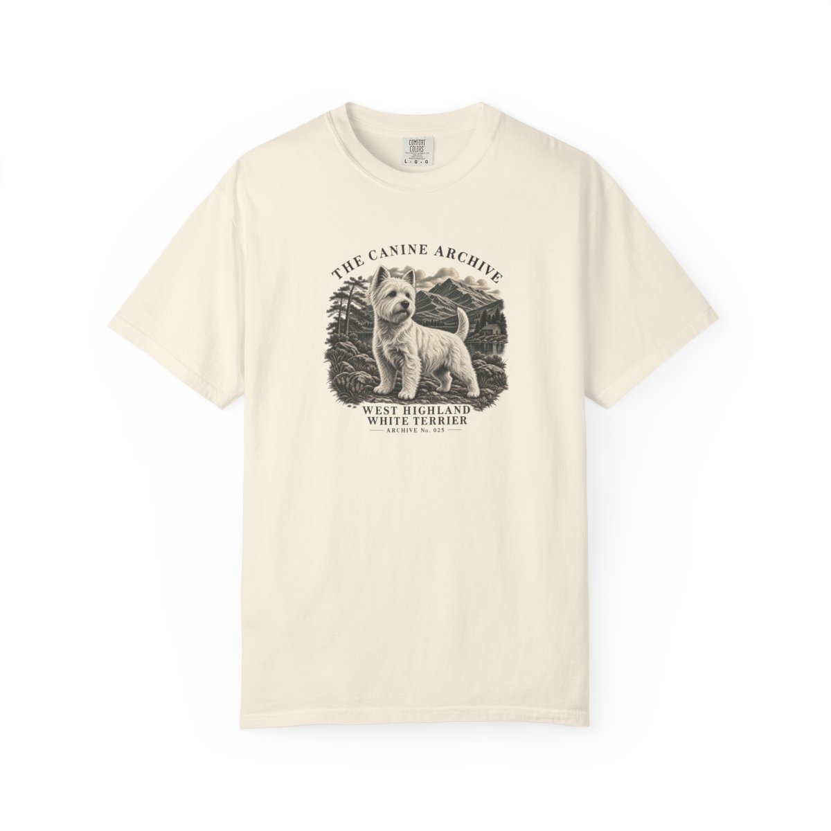 West Highland White Terrier Front Study Tee