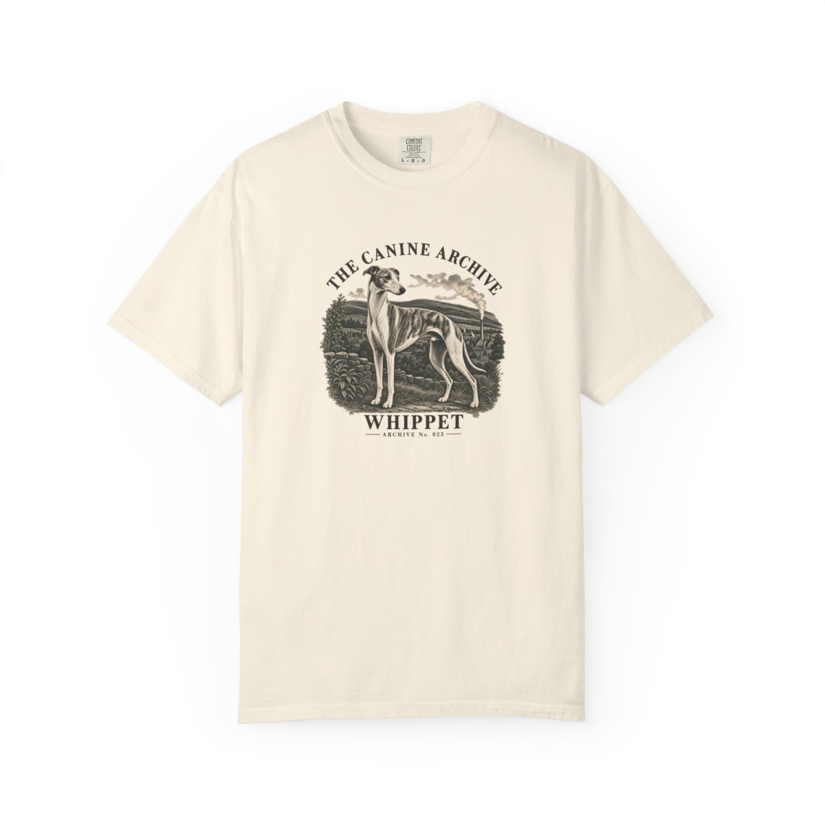 Whippet Front Study Tee