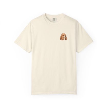 American Cocker Spaniel Portrait Tee in Ivory