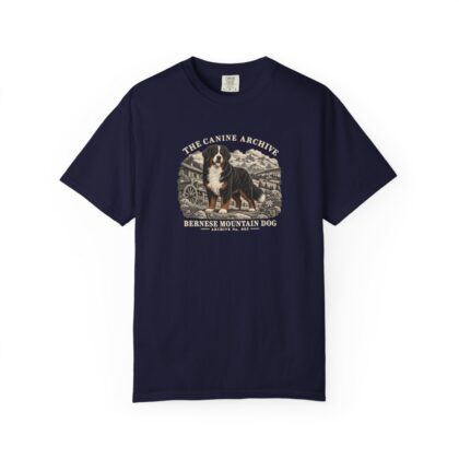 Bernese Mountain Dog Front Study Tee in True Navy