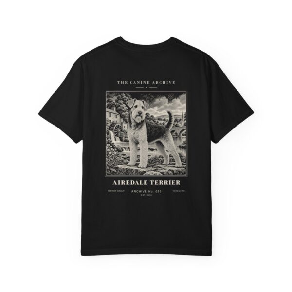 Airedale Terrier Tee in Black
