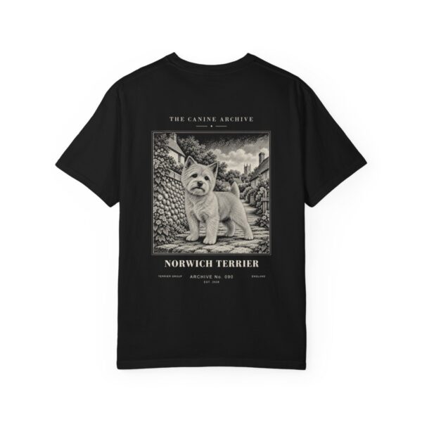 Norwich Terrier Tee in Black
