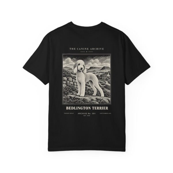 Bedlington Terrier Tee in Black