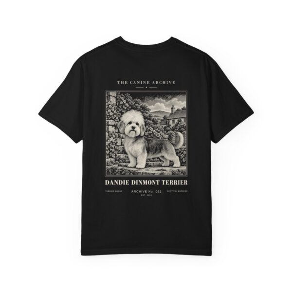 Dandie Dinmont Terrier Tee in Black