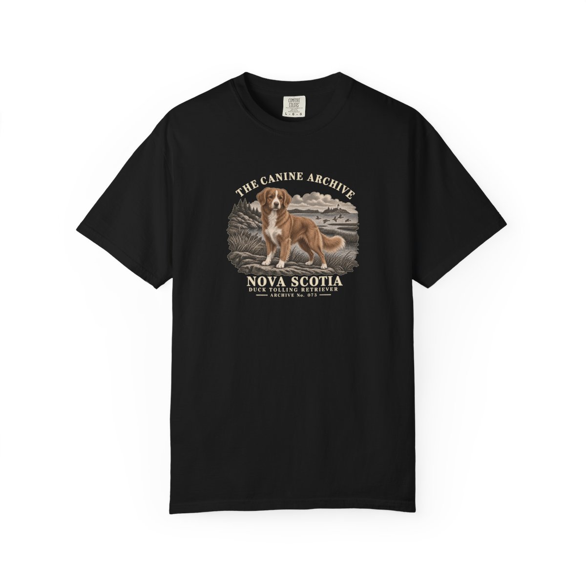Nova Scotia Duck Tolling Retriever Front Study Tee