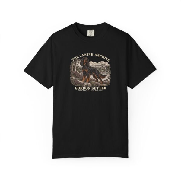 Gordon Setter Front Study Tee in Black