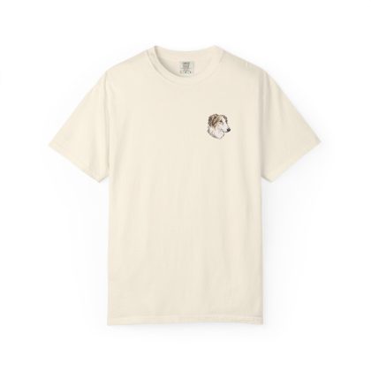 Borzoi Portrait Tee in Ivory