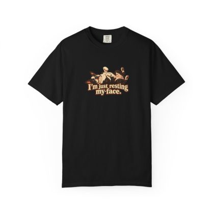Boston Terrier humorous illustration tee in Black