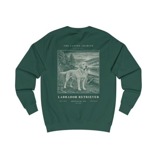 Labrador Retriever Archive Sweatshirt in Bottle Green