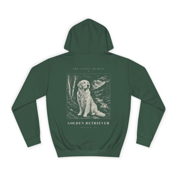 Golden Retriever Archive Hoodie in Bottle Green
