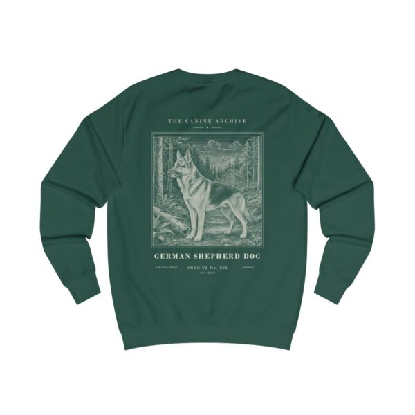 German Shepherd Dog Archive Sweatshirt in Bottle Green
