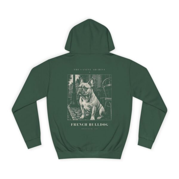 French Bulldog Archive Hoodie in Bottle Green