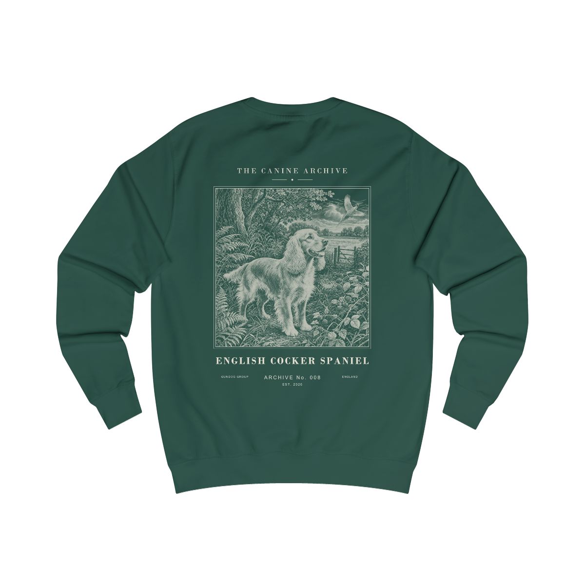 English Cocker Spaniel Archive Sweatshirt