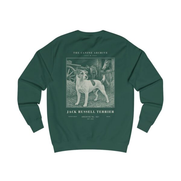 Jack Russell Terrier Archive Sweatshirt in Bottle Green