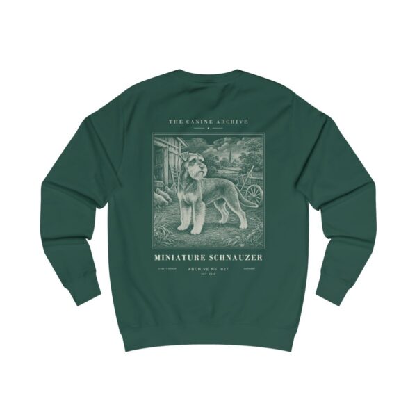 Miniature Schnauzer Archive Sweatshirt in Bottle Green